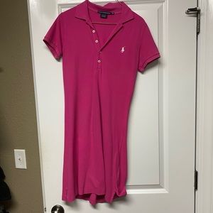 Pink Polo Dress